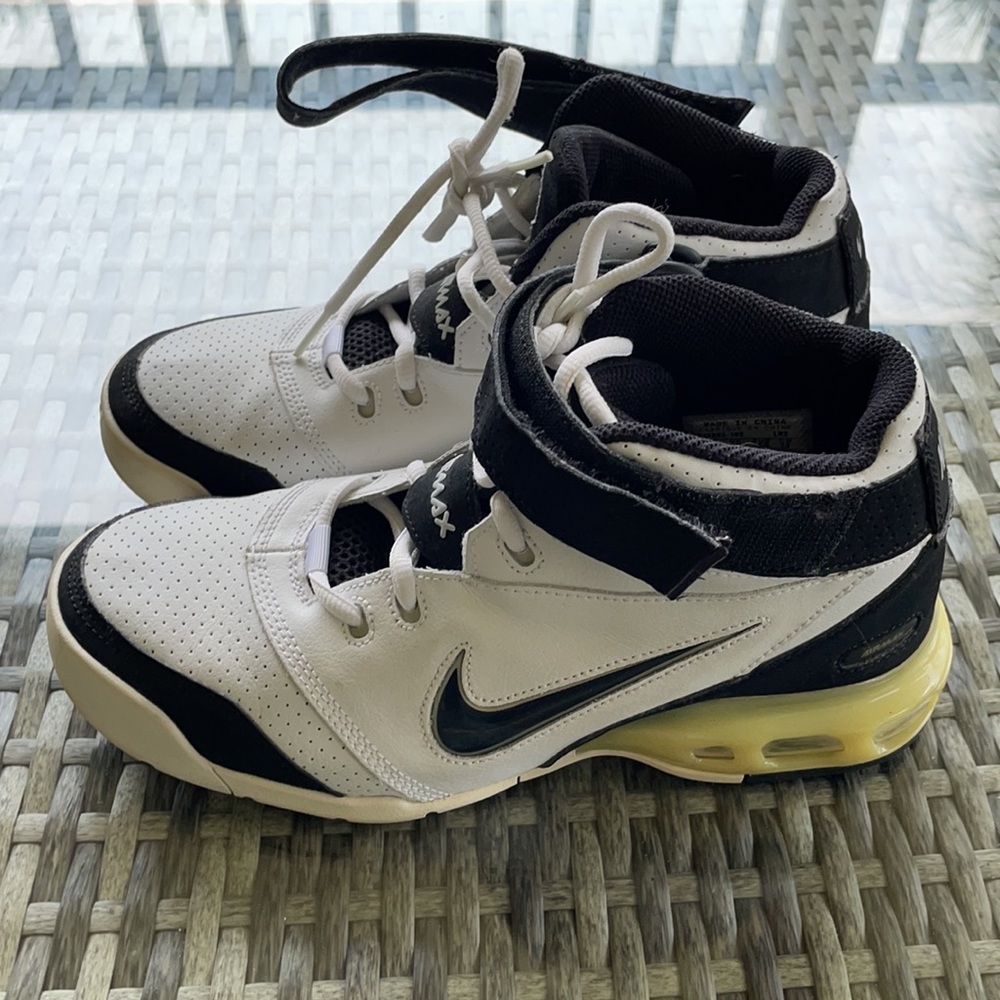 Women’s Nike Air Max Force White and Black High Tops